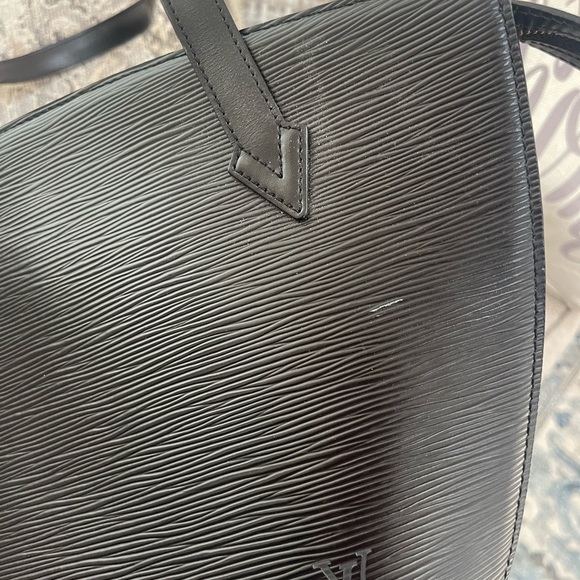 Saint Jacques Epi Leather Shopping Tote Bag - Picture 9 of 16